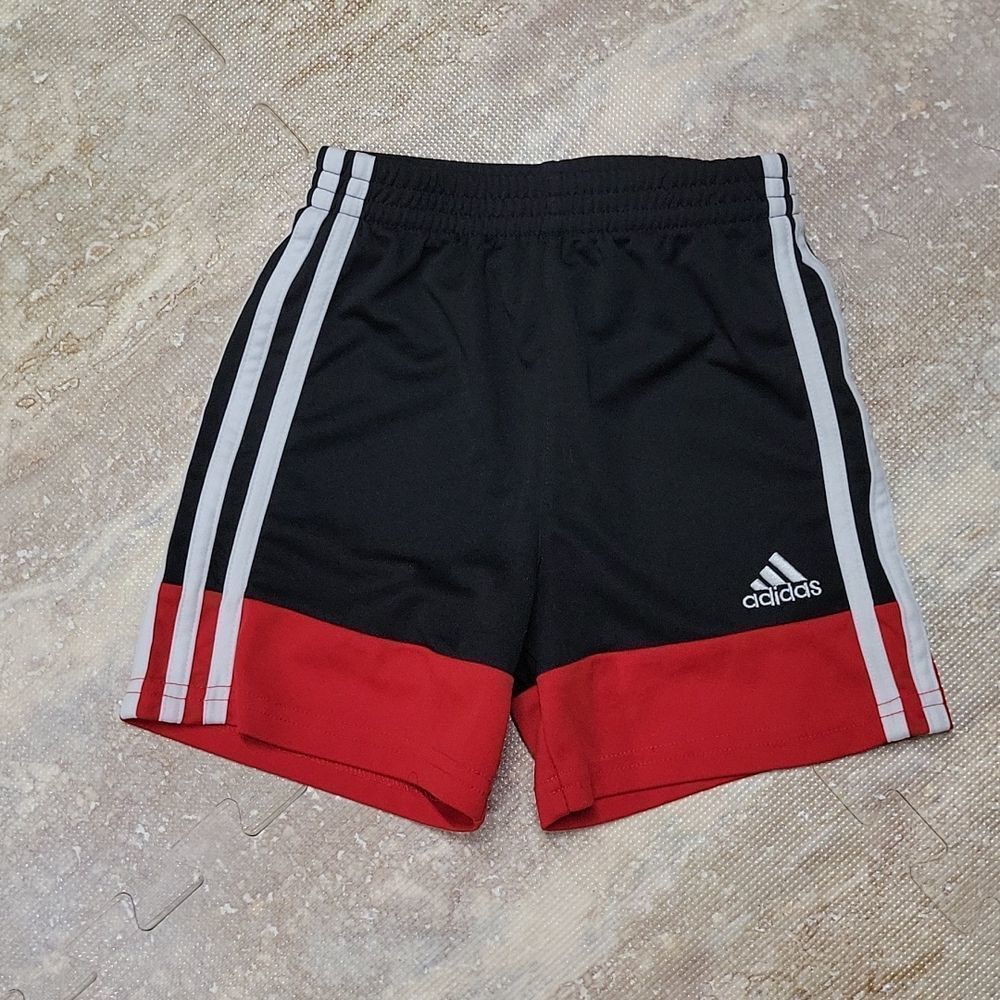 ADIDAS YOUTH POLY SHORTS SIZE 2T - Picture 2 of 5
